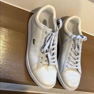 Lacoste pale grey sneakers